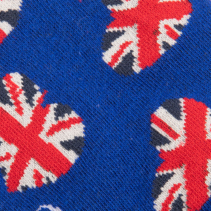 Big City Union Jack Hearts Trainer Socks 3 Pack