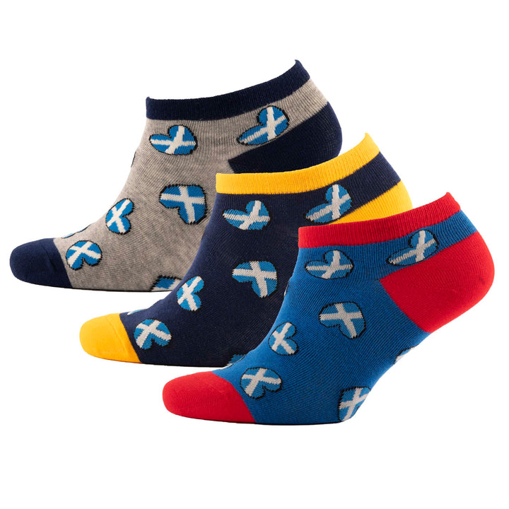 Edinburgh Big City Socks Saltire 3pk