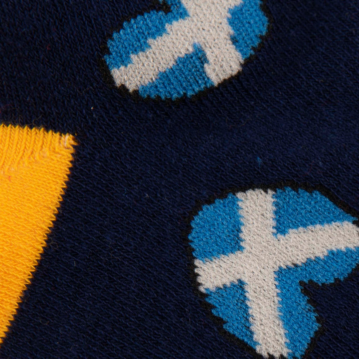 Edinburgh Big City Socks Saltire 3pk