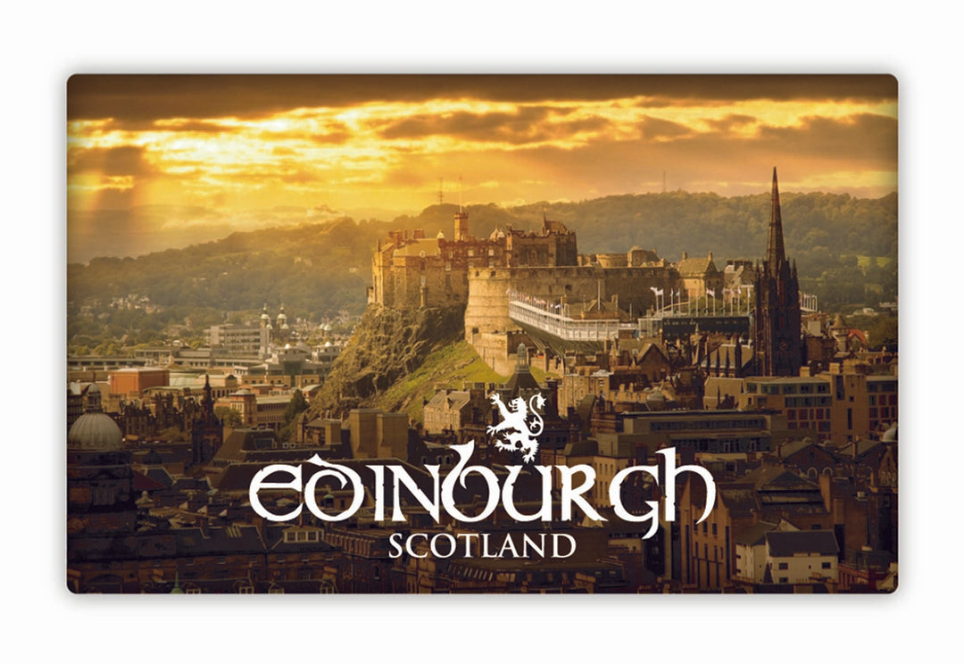 Edinburgh Castle Tin Magnet