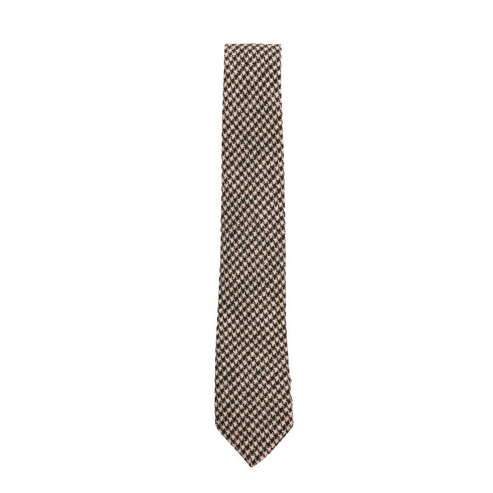 Box Check Tweed Tie | Classic Heritage Traditions Design 