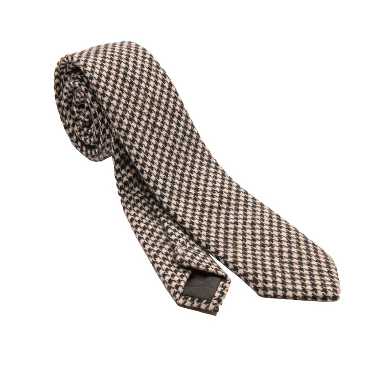 Box Check Tweed Tie | Classic Heritage Traditions Design 