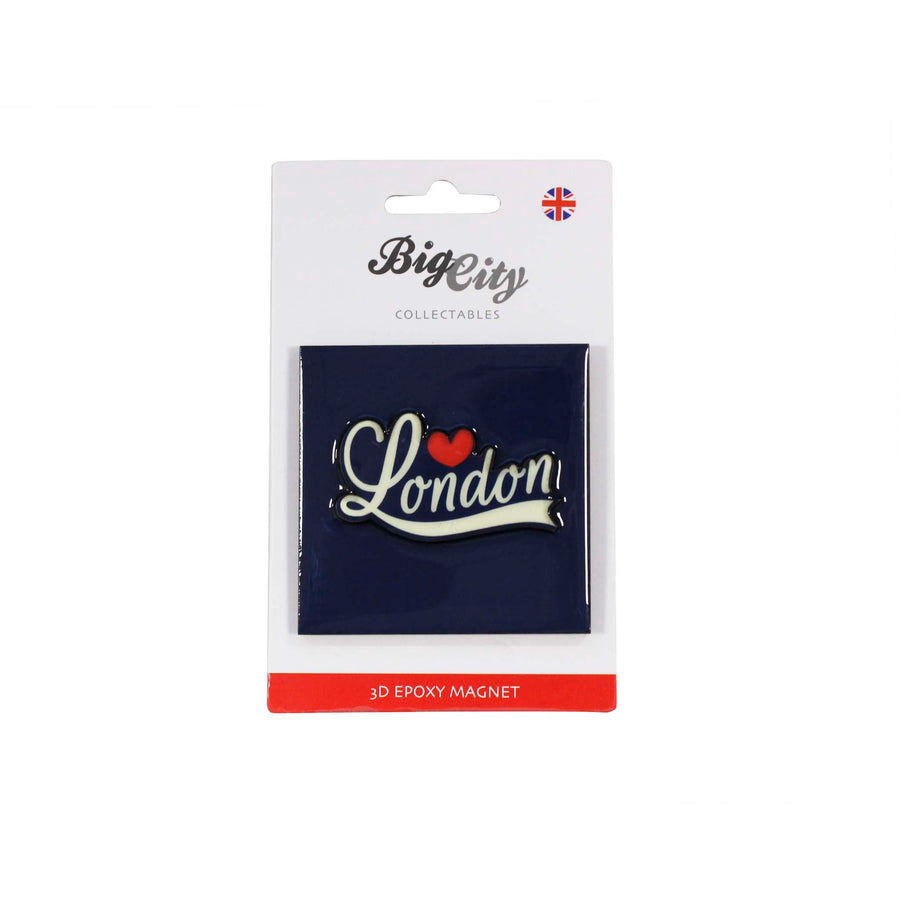 Big City London Script 3D Magnet