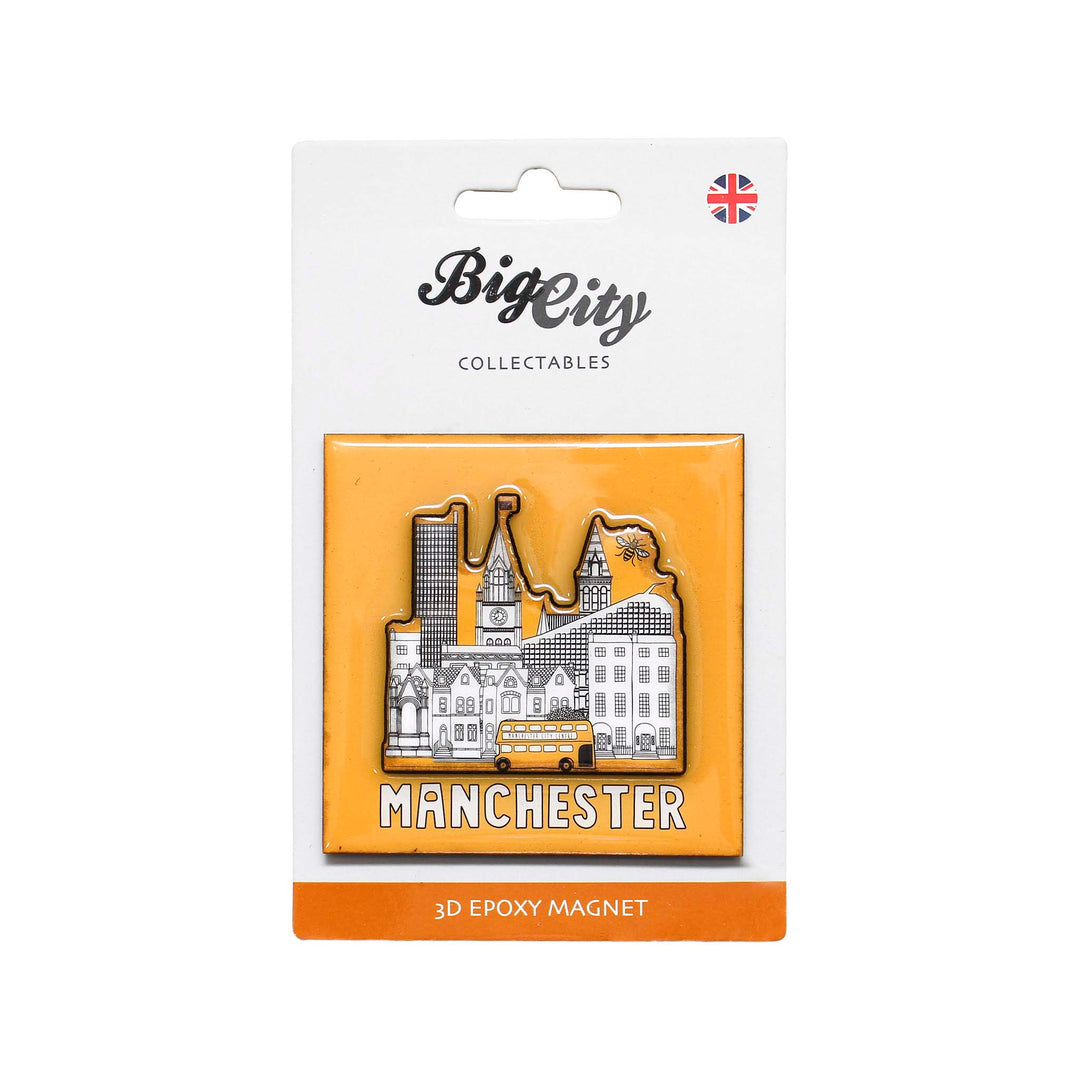 Manchester Skyline 3D magnet