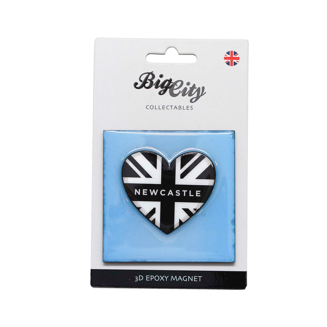 Newcastle Heart 3D magnet