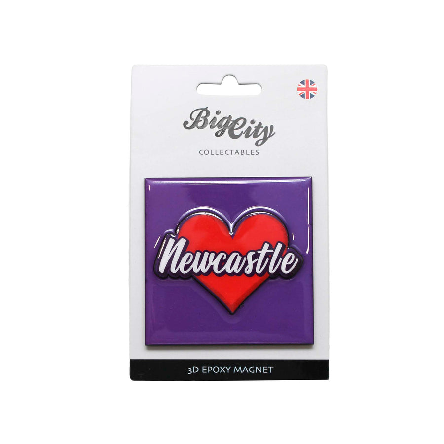 Newcastle Script 3D magnet