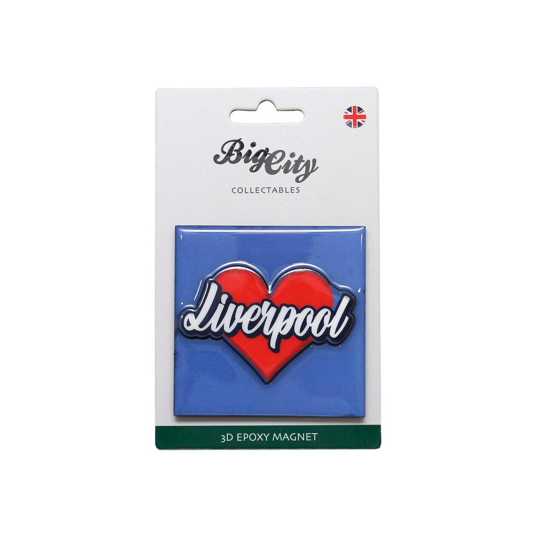 Liverpool Script 3D magnet