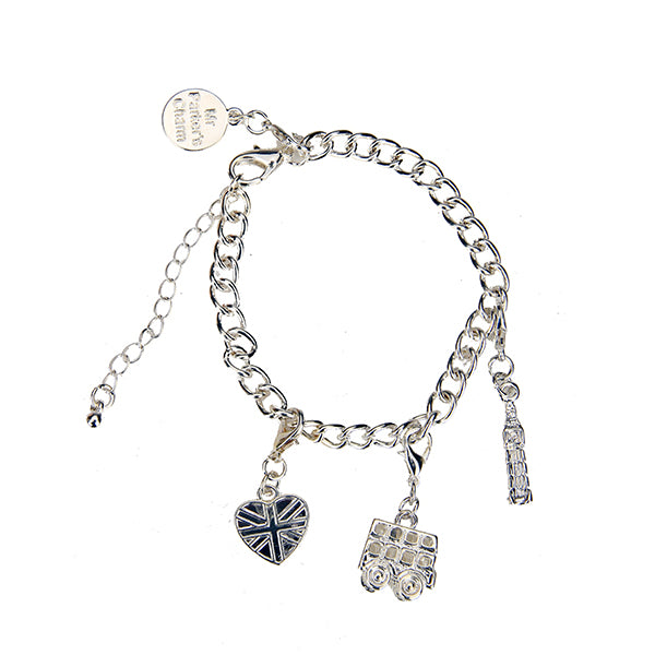 Charm Bracelet - Big Ben/Bus/Heart