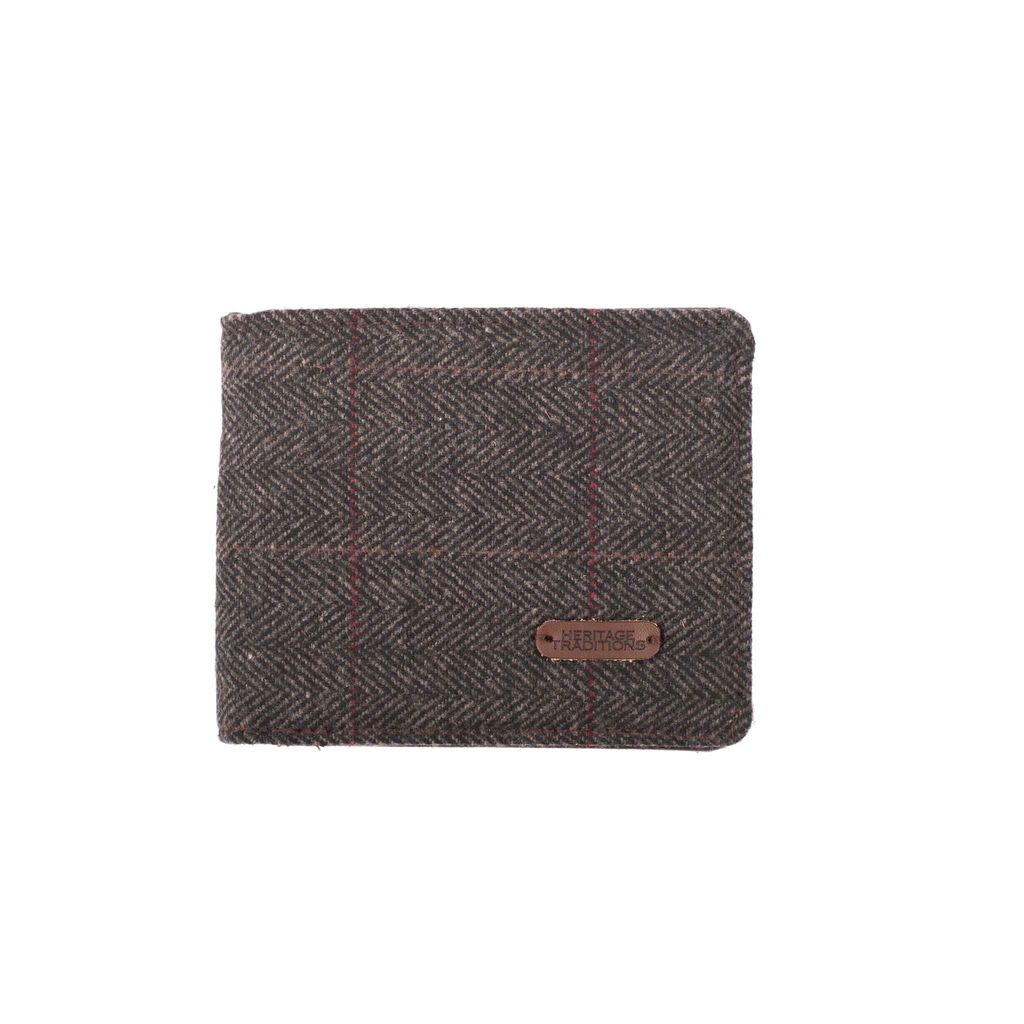 Tweed Wallet - Grey Box Herringbone