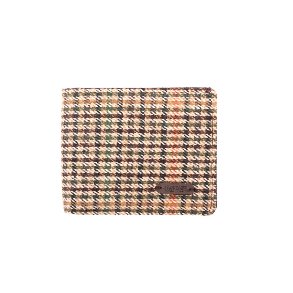 Tweed Wallet - Green Box Check