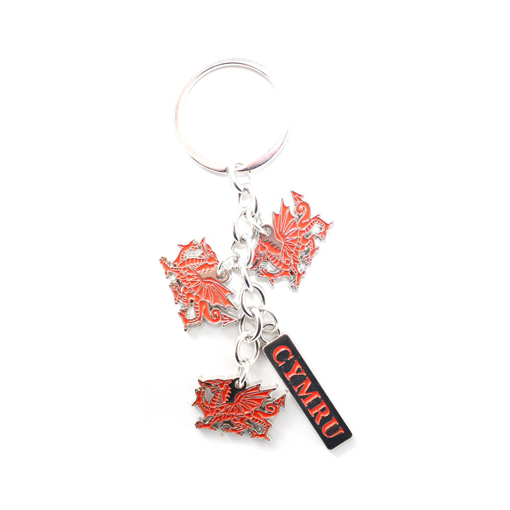 Cymru Dragon Key Ring